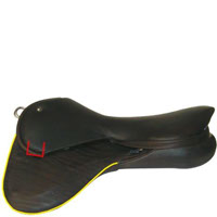 WOW Saddles do not have conventional points the actual supportive surface of a WOW is bigger than the same size western saddle!