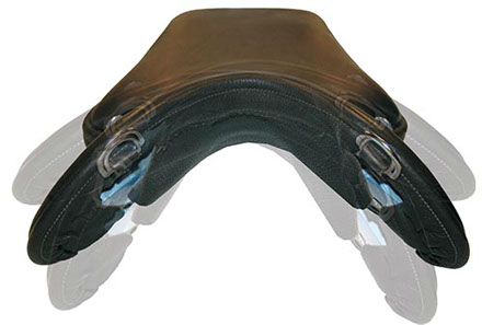 A saddle that is longitudinally rigid and laterally flexible in the head. This is exactly what the WOW™ tree with “Lateral Flexion™ does.